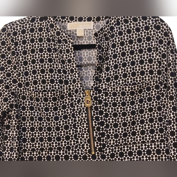Michael Kors - Ladies Long Sleeve Pullover Blouse With Pockets And Working... - Picture 5 of 9
